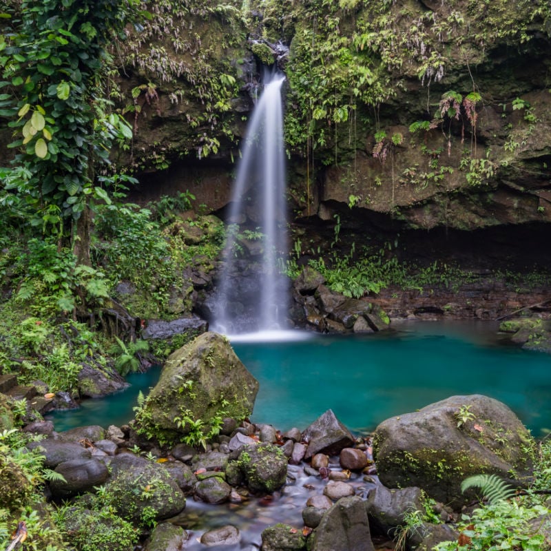 dominica waterfalls