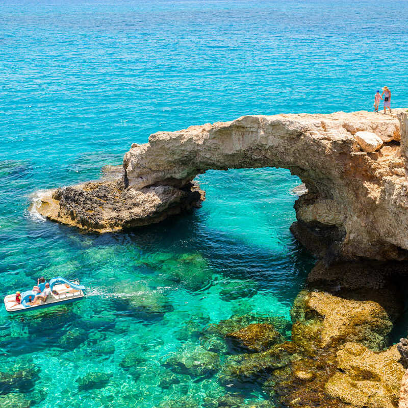 Bridge Of Lovers In Cyprus, A Mediterranean Island That Is Part Of Europe
